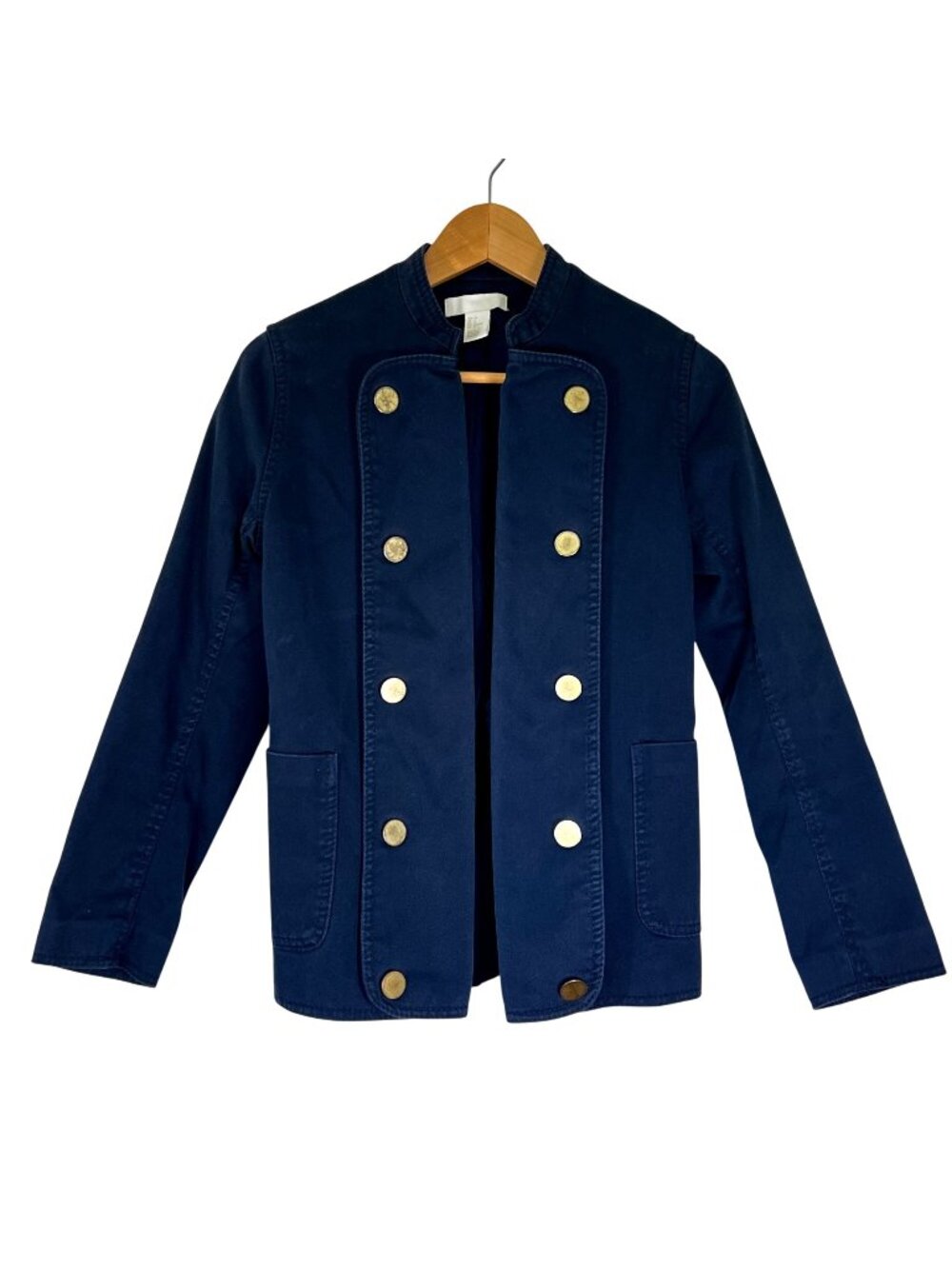 Navy Military Band Uniform Jacket Brass Buttons Preppy Nautical Sz 6 Heritage